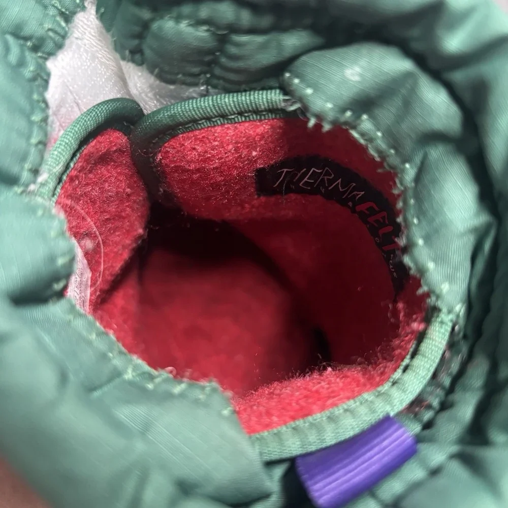 The North Face Kids Alpenglow‎ V Waterproof Winter Boots Children Sz 3 Purple
